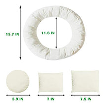 Carica l&#39;immagine nel visualizzatore di Gallery, Tee-Moo - 2 cuscini fotografici per neonati, motivo farfalla Piccolo bianco.