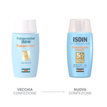 Carica l'immagine nel visualizzatore di Gallery, ISDIN Fotoprotector Fusion Water SPF 50 50ml | Fotoprotettore viso per uso quotidiano | Texture ultraleggera