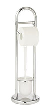 Carica l&#39;immagine nel visualizzatore di Gallery, Wenko 15438100 Chrome Exclusiv Colonnina Portarotolo e Portascopino Cromo - Ilgrandebazar
