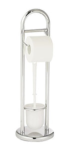 Wenko 15438100 Chrome Exclusiv Colonnina Portarotolo e Portascopino Cromo - Ilgrandebazar