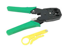 Carica l&#39;immagine nel visualizzatore di Gallery, PINZA CRIMPATRICE PLUG RJ11 RJ12 RJ45 PER CAVO DI RETE ETHERNET LAN RETE...