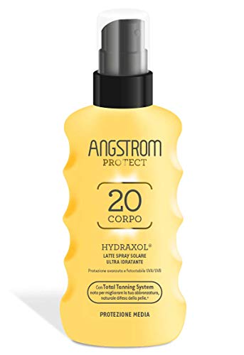 Angstrom Protect Latte Solare in Formato Spray, Protezione Corpo 20+...