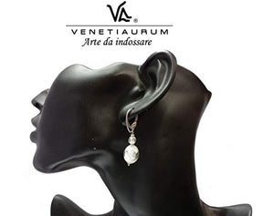 Venetiaurum - Orecchini Da Donna Con Perle Ovali In Vetro di Murano E...