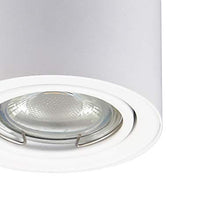 Carica l&#39;immagine nel visualizzatore di Gallery, Plafoniera Led con lampadina GU10 inclusa orientabile, luce calda 3000K, 5W,...