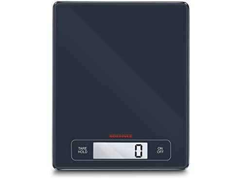 Soehnle Page Profi Pesa Alimenti Elettronica, Vetro, Nero