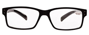 Eyekepper Occhiali da Lettura Vintage Cerniere a molla Uomo +0.50, Nero - Ilgrandebazar