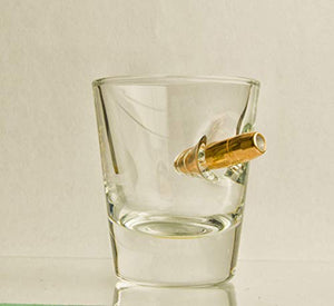 HandMade Shot Glass with Real .308 Bullet - Ilgrandebazar