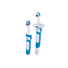 Carica l&#39;immagine nel visualizzatore di Gallery, MAM 70513711 - Set di spazzolini per bambini, Blu, età 5+ mesi
