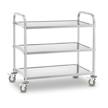 Carica l&#39;immagine nel visualizzatore di Gallery, Royal Catering Carrello Portavivande di Servizio Acciaio Inox - Ilgrandebazar