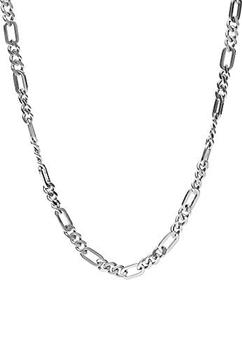 Fossil Collana con Ciondolo da Uomo, Acciaio Inossidabile - Ilgrandebazar