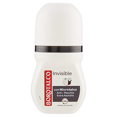 Borotalco Deodorante Roll-On Invisible - 50 ml - Ilgrandebazar