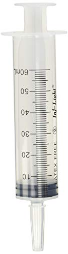 Siringa Senza Ago, Cono Catetere, 60 ml, Confezione 20 Pezzi