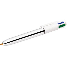 Carica l'immagine nel visualizzatore di Gallery, Bic - Penna a Sfera "4 Colour Shine", Confezione da 3, Colori Assortiti - Ilgrandebazar