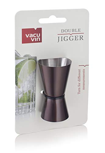 Vacu Vin 783256 Jigger Doppio, Acciaio Inossidabile E Marrone, Unica - Ilgrandebazar