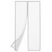 Carica l'immagine nel visualizzatore di Gallery, ZANZARIERA BIANCA MAGNETICA 120x240h CON VELCRO ADESIVO PER BALCONI...