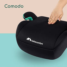Carica l&#39;immagine nel visualizzatore di Gallery, Bebeconfort Manga i-Safe Rialzo Auto, Alzatina auto per bambini 6-12 anni, 125-150 cm, Seggiolino auto leggero e compatto, Seduta imbottita, colore Full Black