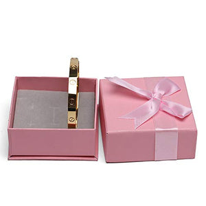Braccialetto rigido, per coppie, con cacciavite, bracciale in acciaio al Gold - Ilgrandebazar