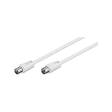 Carica l'immagine nel visualizzatore di Gallery, Goobay 11510 Cavo antenna (<70 dB, 75 Ohm), 2x schermato, spina 1,5 Metri - Ilgrandebazar