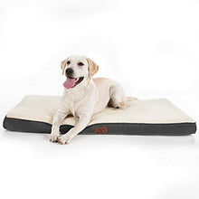 Carica l&#39;immagine nel visualizzatore di Gallery, Bedsure Cuscino per Cani Grandi 112 x 80 x 7,6 cm con 112 x 80 cm, Bianco - Ilgrandebazar
