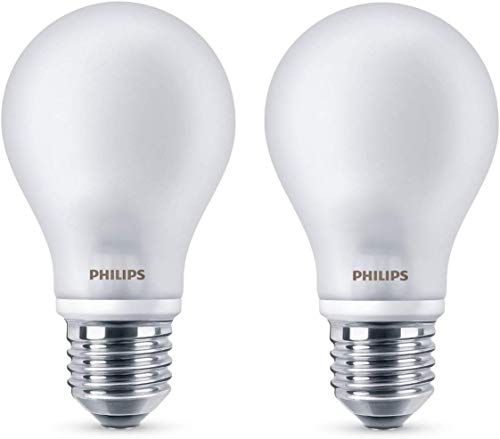 Philips Lighting 2 Lampadine LED Classic A60 E27 WW FR ND 2BC/10, 7 W,... - Ilgrandebazar
