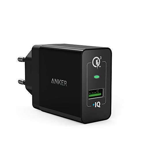 Anker Quick Charge 3.0 Caricatore USB da Muro PowerPort+ 1 [Certificato Nero - Ilgrandebazar