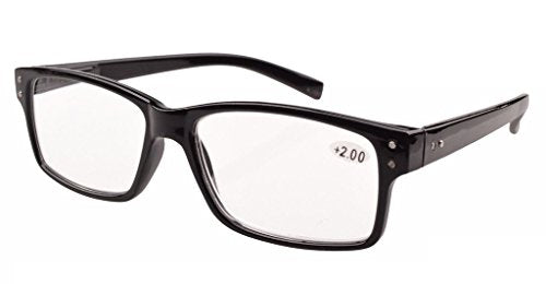 Eyekepper Occhiali da Lettura Vintage Cerniere a molla Uomo +0.50, Nero - Ilgrandebazar