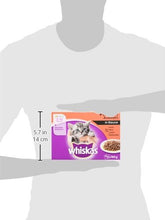 Carica l'immagine nel visualizzatore di Gallery, Whiskas - Confezione Multipla di Cibo per Gatti Giovani, 48 porzioni (4 x 12...