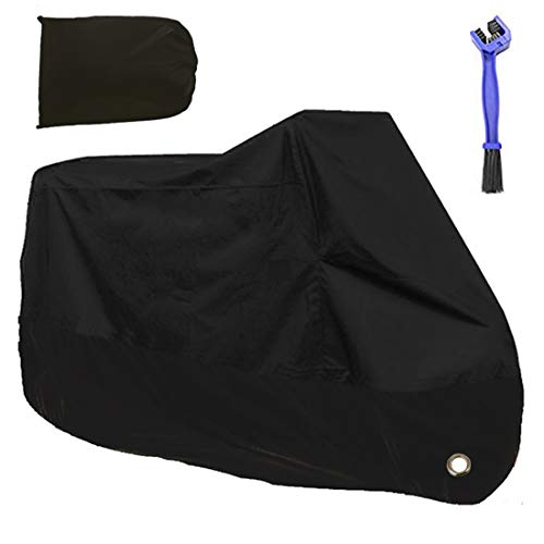 Liyalo Telo Coprimoto Impermeabile 190T Teli per Moto Universale con Nero - Ilgrandebazar