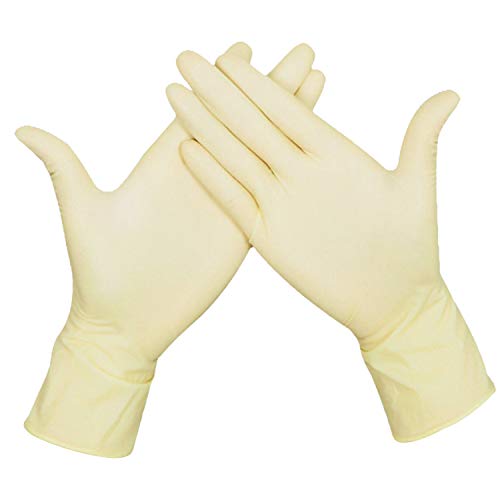 Guanti monouso Lattice lattiginoso e senza polvere per la lavorazione degli...