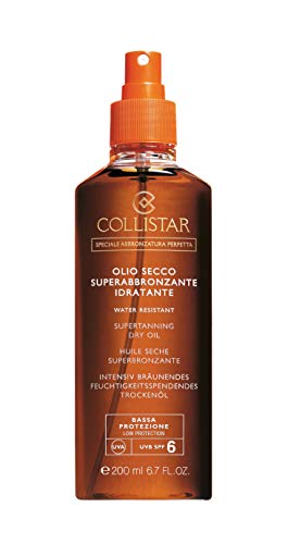 Collistar Olio Secco Superabronzate Idratante (SPF 6) - 200ml.
