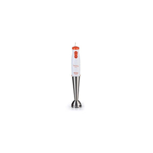 Ariete 881 Pimmy 200 W, Frullatore a Immersione, 200 W, 2 Velocità, Lama in Acciaio inox, Gancio in Gomma in Dotazione, Bianco/Arancione