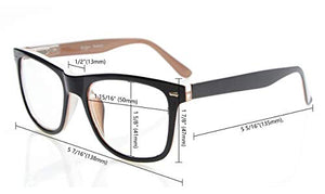 Eyekepper Occhiali da Lettura per Uomini Donne in Plastica +1.75, Nero - Ilgrandebazar
