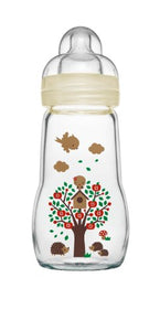 MAM Feel Good Glass Bottle (260 ml, Unisex) 260 Unisex. - Ilgrandebazar