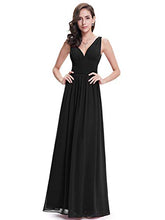 Carica l'immagine nel visualizzatore di Gallery, Ever-Pretty Vestito da Cerimonia Donna Linea ad A Stile Impero 48, Nero - Ilgrandebazar