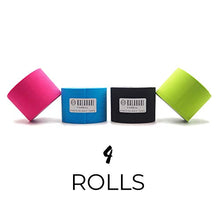 Carica l'immagine nel visualizzatore di Gallery, Kalahari 4 Rotoli Nastro Kinesiologico Professionale più E-Book Applicazioni...