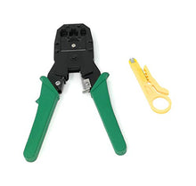 Carica l&#39;immagine nel visualizzatore di Gallery, PINZA CRIMPATRICE PLUG RJ11 RJ12 RJ45 PER CAVO DI RETE ETHERNET LAN RETE...