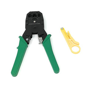 PINZA CRIMPATRICE PLUG RJ11 RJ12 RJ45 PER CAVO DI RETE ETHERNET LAN RETE...