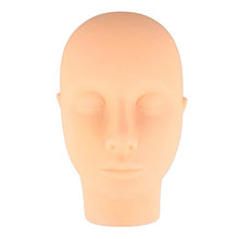 Carica l&#39;immagine nel visualizzatore di Gallery, Beauty7 Testa Silicone di Manichino + 10 Paia Ciglia Autoadesive