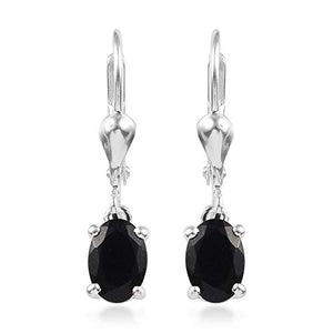TJC - Orecchini pendenti da donna, in argento Sterling 925, con tormalina... - Ilgrandebazar
