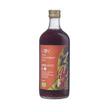 Carica l&#39;immagine nel visualizzatore di Gallery, Succo di Mirtillo Rosso Biologico da 500 ml, Prodotto al 100% Bacche...