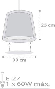 Dalber Stars Lampada da soffitto grigio, plastica [Classe di efficienza... - Ilgrandebazar