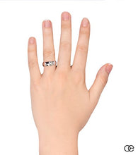 Carica l&#39;immagine nel visualizzatore di Gallery, Moncoeur Fede Nuziale Classic Love Argento 925 + Fedi Nuziali da Donna con... - Ilgrandebazar