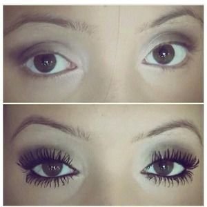 *Nuovo* Mascara Effetto Ciglia Finte 3d Fibra Ciglia, Mega 2 in 1 set, nero - Ilgrandebazar