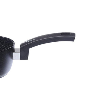 Moneta Pentolino (Casseruola 1 manico) 16 cm Etnea - effetto pietra