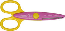 Carica l&#39;immagine nel visualizzatore di Gallery, Fiskars Set di forbici decorative per bambini, 6 pezzi, Inclusa custodia per... - Ilgrandebazar