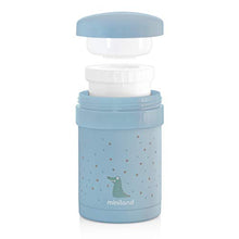 Carica l'immagine nel visualizzatore di Gallery, Thermos Portapappa Bèbè con ermetici 700 ml Miniland 89226 Thermetic azure