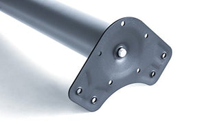 Emuca - Gamba regolabile per tavolo Ø60x870mm, kit di 1 Cromato - Ilgrandebazar