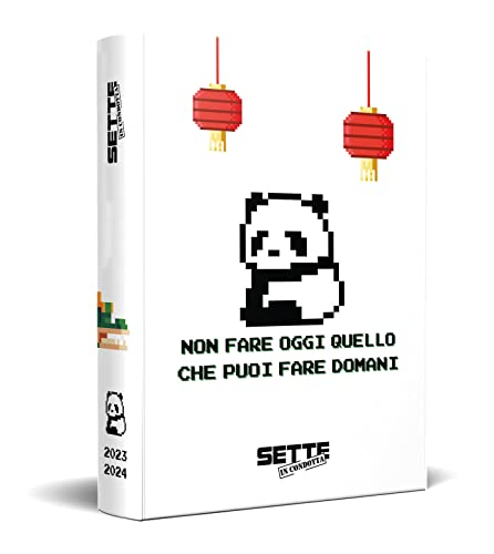 Sette in Condotta Diario Agenda Scolastica 2023-2024 - 12 mesi (Bianco, 13x17)