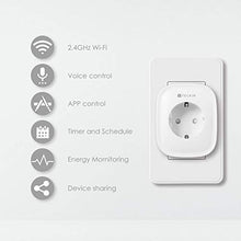 Carica l&#39;immagine nel visualizzatore di Gallery, Presa Smart WiFi 16A 3680W TECKIN Intelligente Energy Monitor...