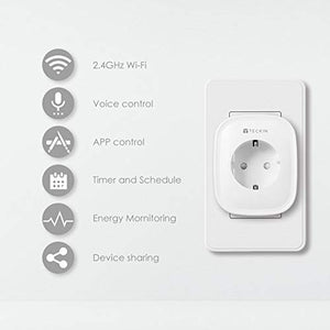 Presa Smart WiFi 16A 3680W TECKIN Intelligente Energy Monitor...